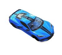 YLQERZ Modello Di Auto Giocattolo In Lega Di Metallo Fuso Verde 1:24 Per Corvette 2020 Supercar Decorativi Da Collezione(Blue)