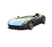 YLQERZ Modello Di Auto Sportiva In Lega Pressofusa In Scala 1:18 Per Ferrari Monza SP1 Souvenir Da Collezione Per Adulti Decorativi Da Collezione(Silver)