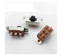 YLQUXEUV 10PCS Panel PCB 6 Pin 3 Position 1.5A250V 3A125V Slide Switch ON-off Switch Handle Toggle Power Switch Shank Height: 5mm