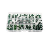 YLQUXEUV 150pcs 15Values Polyester Film Capacitor Assortment Kit with Box 2A331J 2A471J 2A102J 2A103J 2A223J 2A104J 2A154J 2A224J 2A474J Capacitance Meters