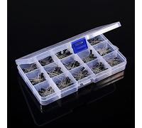 YLQUXEUV 200pcs/lot Radial capacitors Set 15Values 0.1uF-220uF Electrolytic Capacitor Assortment Kit 10V/16V/25V/50V Capacitor Pack