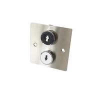 YLQUXEUV Stainless Steel 86 * 86 Panel Concealed Mounted Push Button Switch Power Start Control UP Down Arrow No