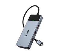YLSCI Hub USB C 5 in 1, Hub USB, USB 3.1 (10 Gbps), 4K HDMI, USB C con funzioni complete (100 W PD, 10 Gbps) per MacBook Pro/Air Dell e altri dispositivi di tipo C