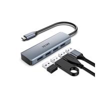 YLSCI Hub USB C con 4 porte USB 3.1, hub dati USB a 4 porte Trasferimento dati 10 Gbps per MacBook Pro, MacBook Air, Surface Pro e altri laptop