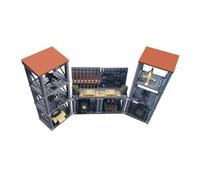 YLtremker Basi militari Scena Torre di Guardia Kit WW2 Militare Fort Torre di Guardia Modello Soldati Armi Accessori Kit