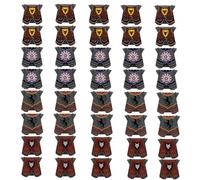 YLtremker Guerra medievale armatura modello mattoni, 40 parti personalizzate guerra medievale armatura pacchetto giocattoli per minifigure