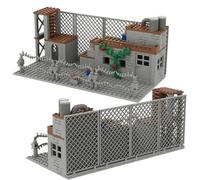 YLtremker Kit di costruzione di basi militari, 280 pezzi WW2 militari soldati armi modello Fort giocattolo