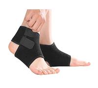 YLucky - Cavigliera Regolabile per Bambini, per Corsa, Sport, Traspirante, a Compressione, per Sollievo dal Dolore, Corsa, Pattinaggio, Danza, 1 Paio, Nero, S(EU 30-35 Recommend UK 1-3)