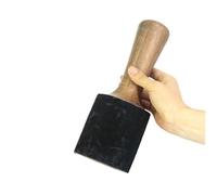 YLWX Maglio Per Campane Tibetane In Legno Ciotola Tibetana Maglio Classica In Pelle Percussione Gong Maglio Per Musicoterapia Parti Di Campane Tibetane(L,E)