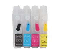 Ylwxzenith 4 Colors Ink Set for Printers Easy Installation, Reliable Printing, Vivid Colors for Photos, Documents, and More (LC3111)