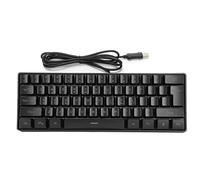 Ylwxzenith 61 Key Gaming Keyboard, RGB Backlit, USB Wired, Mechanical Switches, 5 Brightness Levels, FN Shortcut Keys, Ergonomic, Wide Compatibility for Computers
