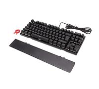 Ylwxzenith 87 Key Blue Mechanical Gaming Keyboard with Detachable Wrist Rest, Multicolored RGB Backlit, Ergonomic, 50 Million Keystroke Durability, ABS Material, Compatible