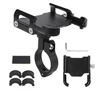 Ylwxzenith Adjustable Aluminum Alloy Bike Mobile Phone Holder, Strong Stability for High Speed Cycling, 360 Degree Rotatable Handlebar Mount, Smart Phones with Width of 60 100mm