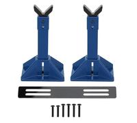Ylwxzenith Metal RC Car Jack Stand Toy for 1/18 1/10 1/8 1/7 RC Crawler Truck Simulation Vehicles Display Repair (Blue)