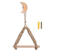 Ylwxzenith Porta asciugamani di carta in corda di canapa, porta carta igienica in corda bohémien, staffa in corda di canapa e legno, decorazione multiuso per il bagno per la casa sulla