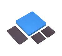 Ylwxzenith RC Model General Repairing Screw Tray, CNC Multifunctional Maintenance Tool with Pad, Aluminium Alloy Material, Durably And Collision, to Carry for (Blue)