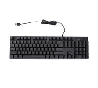 Ylwxzenith Wired Mechanical Keyboard, Blue, 104 Keys with 8 Kinds Backlight, Ergonomic for Gaming and Office, USB2.0 Interface, Compatible with Multiple