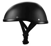 YLXD Casco retrò Mezzo Moto, Casco Vintage Stile Berretto da Baseball Berretto da Baseball Mezzo Casco Stile Tedesco Certificato DOT per Uomo e Donna G,55-60CM