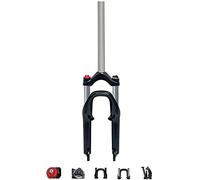 YLXD Forcella Anteriore della Bicicletta Forcella Ammortizzata 20 Pollici Forcella Anteriore della Bici Pieghevole da Montagna Forcella Aria Ammortizzatore Accessori Biciclette