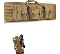 YLZBA Custodie per fucili Morbide,Fodero per Fucile con Spallacci Cerniera Bloccabile Borsa Tattica per Fucile Borsa Tattica Lunga per Trasporto Fucili Adatto per La Caccia all'Aperto(Brown,108CM)