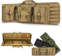 YLZBA Fucile Custodia per Trasporto, Borsa Morbida per Fucili Zaino per Fucili da Caccia, Zaino Portaoggetti per Pistole e Caricatori, Custodia per Il Trasporto di Armi(Khaki,108cm)