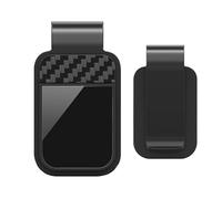 YLZFKGLQ Porta Occhiali Auto, per Alfa Romeo Giulia Stelvio Mito Giulietta Tonale Alfa 4C Porta Occhiali Auto Custodia, Portaocchiali Auto in Pelle per Organizzare Bicchieri Biglietti Carte,A
