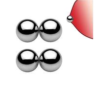 YM 4 piercing finti per capezzolo, piercing magnetico per capezzolo, piercing sintetici, gioielli per il corpo da donna