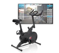 YM SPINN BIKE 1500 Bicicletta Cyclette Da Casa, Supporto Smartphone e Tablet, Sella Regolabile, Bluetooth, APP Kinomap, Zwift, Bitgym, Fithome, Regolazione Tensione, Compatta, Altezza max utente 170cm