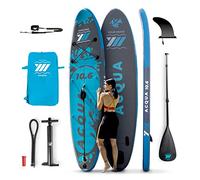 YM SUP Gonfiabile Premium 10’6" (cm 320x82x15) 304 Litri, Max 145 Kg, Tecnologia 3D Drop Stitch HD + STL-Fusion, Anelli Zaino Leash e Accessori Inclusi, Marchio ITALIA, Stand Up Paddle ANTRACITE