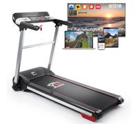 YM Tapis Roulant Salvaspazio, da 12 a 22 km/h, MARCHIO ITALIANO, Bluetooth + APP, Telaio Rinforzato, Elettrico, Pieghevole, Linea TAP PROFESSIONALE, GARANZIA e ASSISTENZA ITALIA, Your Move
