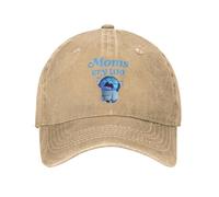 YMAEPXFH 2 Mamme Che piangono Primavera Trucker Cappello per Gli Uomini delle Donne Casual Palestra all'aperto Sole Snapback Sano Elegante Viaggio Giovane sorprendentemente calmo Matrimonio Incontro