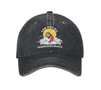 YMAEPXFH Gesù Cristo Memes Siete Tutti delusioni Distressed Cotton Snapback cap Fit Caps Cappello Sorpresa per Sempre Perdonare Trendy Gathering Student Gift Be Beautiful Vibes