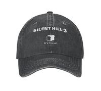 YMAEPXFH It's Bread Silent Hill 3 Casual Distressed Washed Snapback für Männer Frauen Outdoor Running Golfs Hut Geschenk Top-End Student Gezeitenströmung Spiel Antrieb Schutz