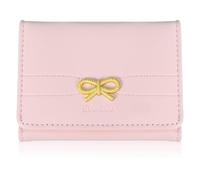 Ymapinc Portafogli carino Coquette Couture piccolo portafoglio, alla moda ragazze estetico fiocco portafoglio porta carte di credito per ragazze donne bambini rosa mini-estetica roba, Rosa