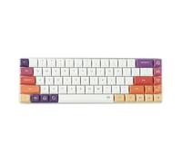YMDK 128 Ultra-Slim Smoke Cloud Style Mx Basso Profilo Dye Sub PBT Keycaps per Mx 61 64 68 75 84 87 96 108 Layout Tastiera Meccanica