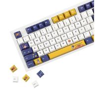 YMDK 130 Tasti Astronauta Tema Keycaps PBT Cherry Profile Dye Sub Key Cap Carino Custom Keycap per 61/64/68/84/87/96/104/108 MX Tastiera Meccanica