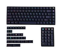 YMDK 136 Chiave Midnight Rainbow Cherry Profilo Cinque Laterali Dye Sub Keycaps PBT tappi per TKL 61 64 68 75 87 96 104 108 Keychron MX Tastiera