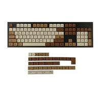 YMDK 138 ZDA Profile XDA v2 Dye Sub PBT Coffee Cat Keycaps per 104 TKL 60% 96 84 68 64 MX Switch Tastiera
