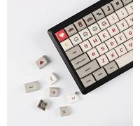 YMDK 146 Chiave Gameboy Dye Sub ZDA PBT Keycap Simile a XDA Giapponese per MX Tastiera 104 87 61 Melody 96 KBD75 ID80 GK64 Tada68 (solo Keycap) (Gameboy)