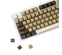 YMDK 164 Tasti Montato Cocco Latte Tema Cherry Profilo Double Shot PBT+PC Keycap Stampa UV per MX tkl ra-zer 61/64/68/84/87/100/104/108 MX Tastiera Meccanica