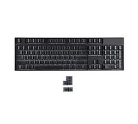 YMDK ABS 104 87 61 ANSI ISO vuoto nero traslucido Profilo OEM brillare attraverso il Keycap per tastiera meccanica RGB MX GK61 (solo keycap)