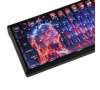 YMDK Asuka Theme Keycaps Anime Set completo di 131 tasti illuminati lateralmente Shine Through Dye Sub Cherry Profile Double Shot Custom Keycap per tastiera meccanica MX