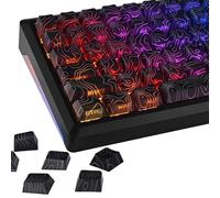 YMDK Black Contour Line V3 Keycaps Set completo di 131 tasti Sidelit Cool Custom Keycap Profilo Cherry PBT Dye Sottochiave per tastiera meccanica MX