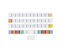 YMDK Colorful Theme Dye-Sub Top Print XDA Keycap 1.1mm PBT per MX Switch 40% Tastiera Planck YMD40v2 Niu40