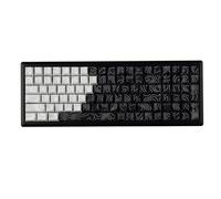 YMDK Contour Line Theme Cherry Profile Keycaps Dye Sub Set PBT Material Keycap per tastiera meccanica 61 87 108