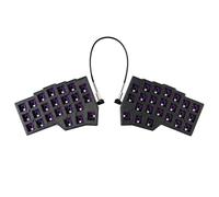YMDK Corne V4.1 Split 46 Tasti Ergonomia 40% Layout Hotswappable Tastiera Meccanica 3D PLA RGB QMK Vial Tutti i Tasti programmabili Mini Kit Tastiera da Gioco Indipendente