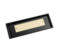 YMDK Custodia in lega di alluminio 60% V1 compatibile con tastiera Wooting 60V2 HM66 GH60