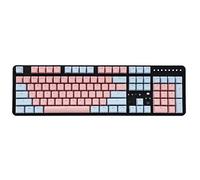 YMDK Double Shot 104 Miami PBT Shine Through OEM Profile Keycap Set adatto per Cherry MX Switches tastiera meccanica (solo tastiera)