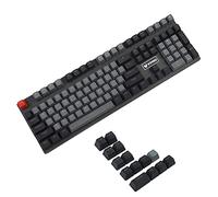 YMDK Double Shot 122 tinti PBT Shine Through OEM Profile Keycap Rainbow Carbon Sunset Backlit Keycaps per interruttori MX Tastiera meccanica (solo Keycap) (Dolch 122 Key)