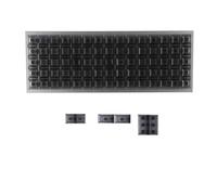 YMDK DSA Profile Ortholinear Layout XD75 ID75 Planck Preonic Niu40 Set di keycap trasparenti in ABS trasparente nero bianco per tastiera meccanica MX